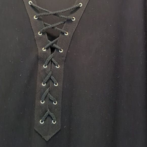 Rock & Republic ladies laced top black L - Picture 2 of 4